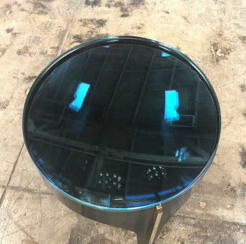 Ma 39's Custom Magnifying Lens End Table in Black