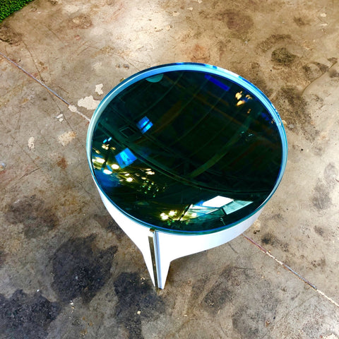 Ma 39's Custom Ivory Magnifying Lens End Table