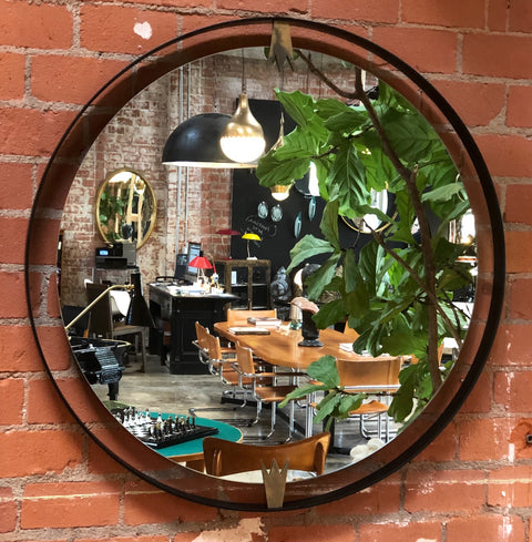 Ma39 Giant Iron Round Wall Mirror