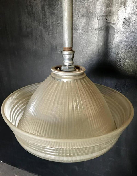 Industrial Pendant Lighting, 1940s