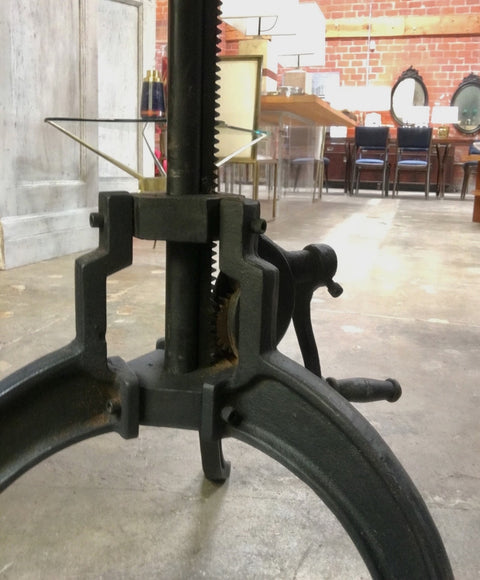 Italian 40s Adjustable Industrial Table