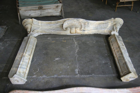 19th C. Italian Marble Fireplace