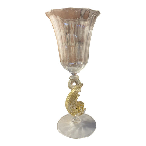 Vintage Decorative Italian Handcrafted Chalice 1970s